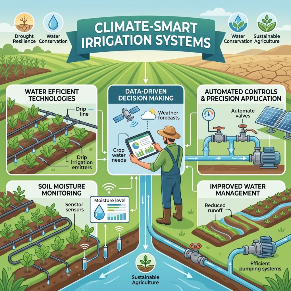 Climate-Smart Irrigation Systems