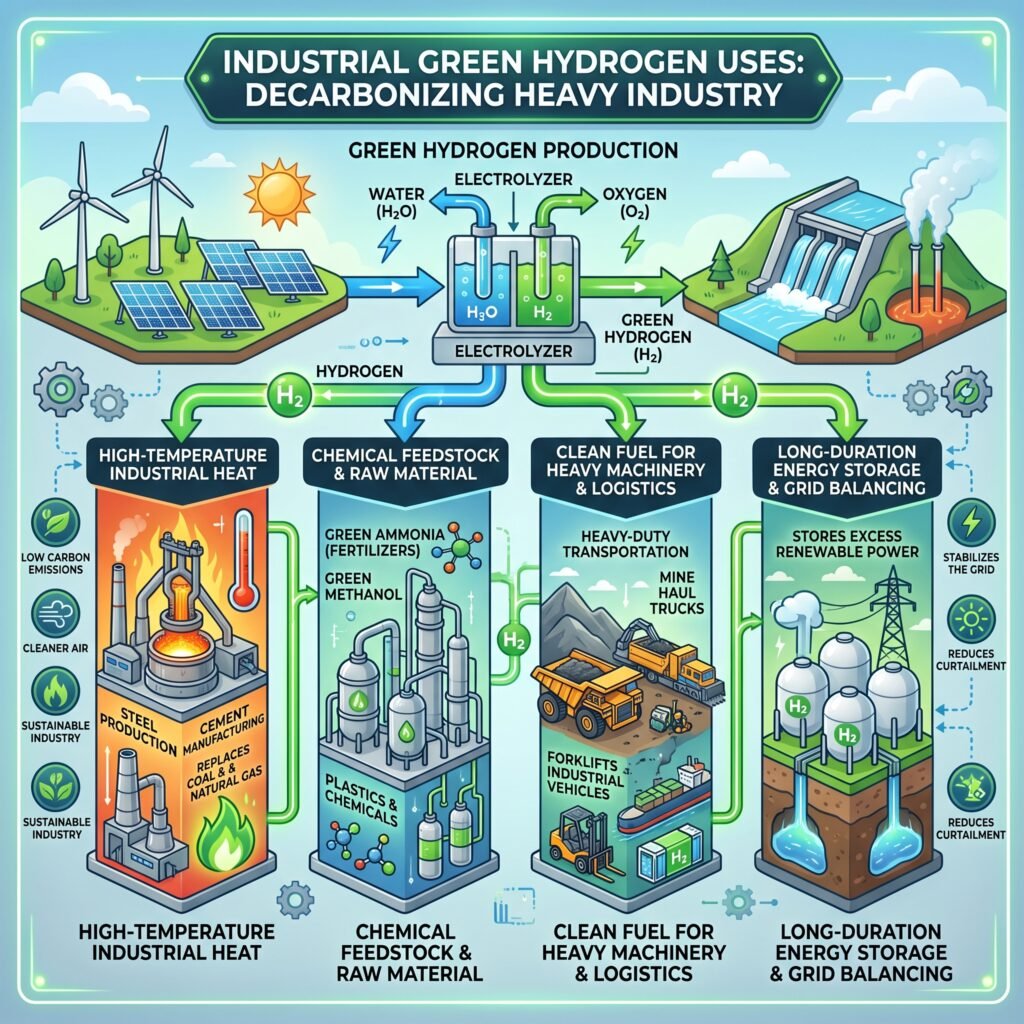 : Industrial Green Hydrogen Uses
