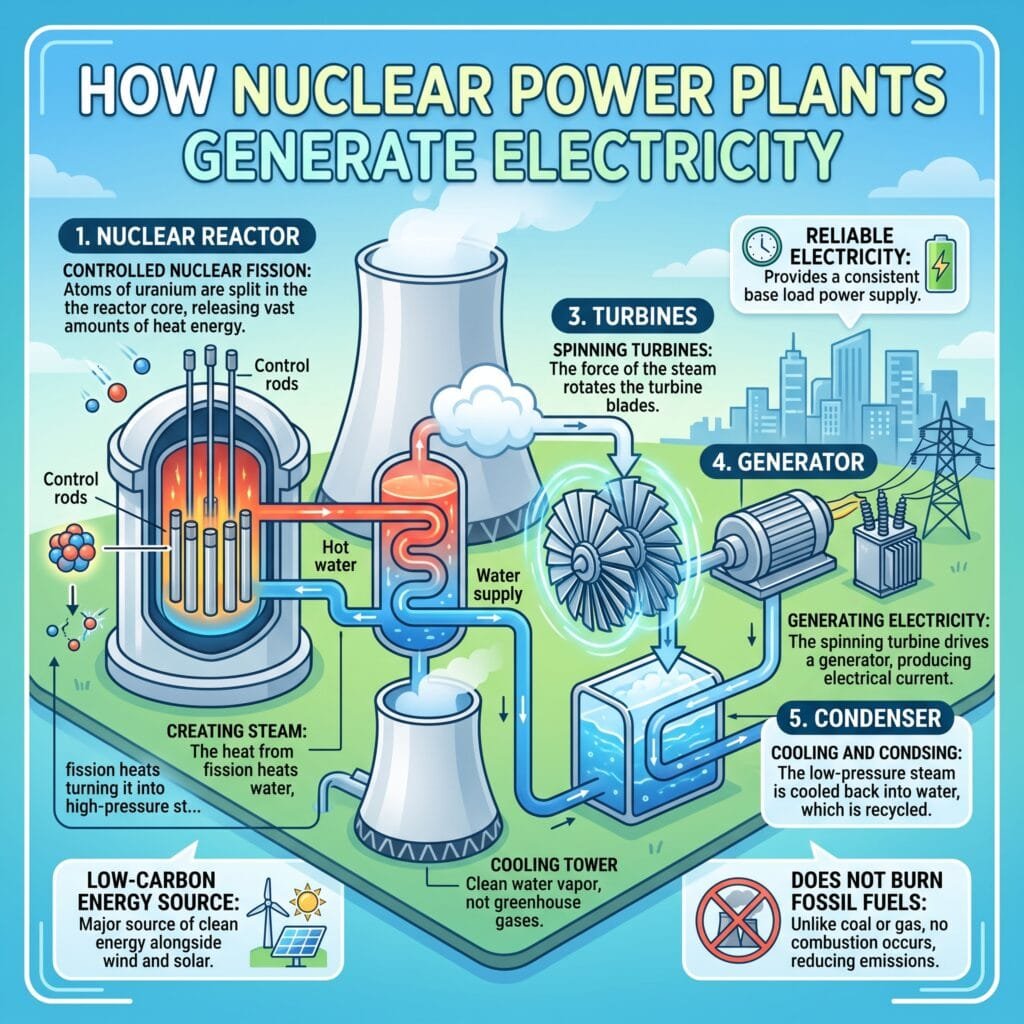 How Nuclear Power Plants Generate Electricity