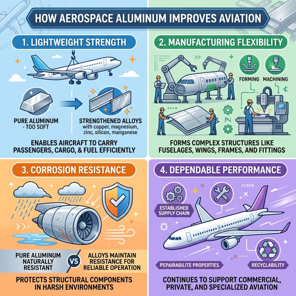 How Aerospace Aluminum Improves Aviation