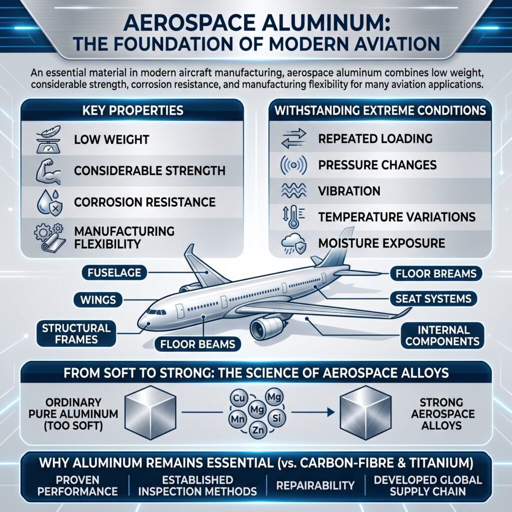 Aerospace Aluminum in modern aircraft manufacturing