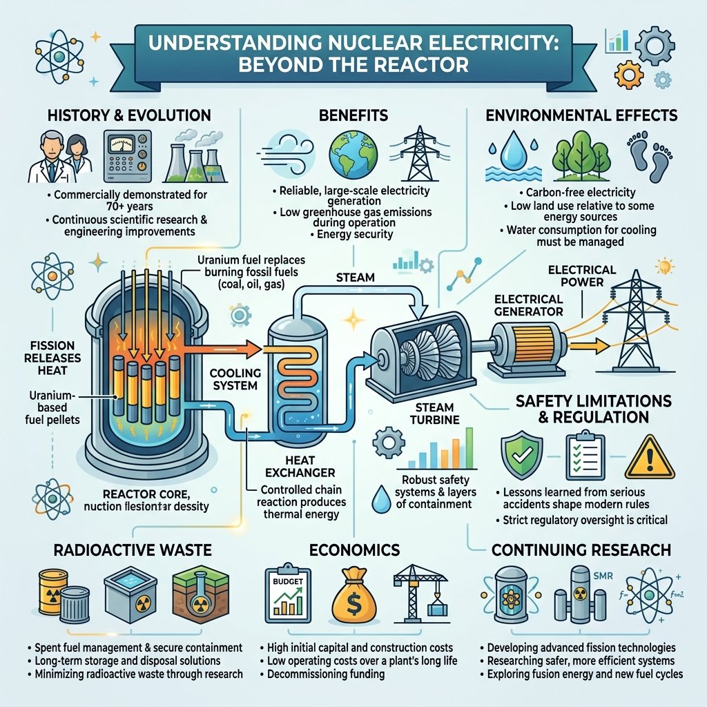 Nuclear Power Plants for Electricity generating power through controlled nuclear fission